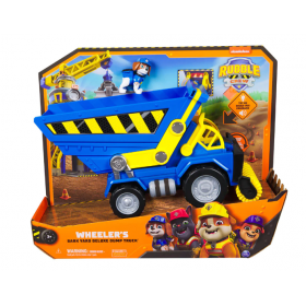 Paw Patrol - Rubble and Crew Строителна машина със звукови и светлинни ефекти и кученце 6070126