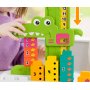 Играчка за събиране и изваждане Fisher Price, алигатор