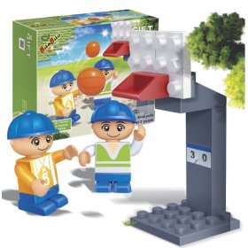 Конструктор Ban Bao Баскетболни играчи, 27 части
