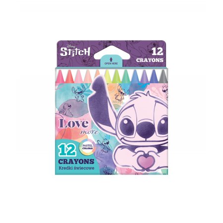 Пастели 12 цв. STITCH Pastel Colorino