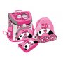 LIZZY CARD KITTOK Heart Kitty комплект 3 в 1 - раница, несесер, спортна торба