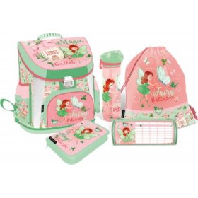 LIZZY CARD FAIRY BALLERINA Dance комплект 5 в 1 - раница, несесер, спортна торба, бутилка, кутия за храна