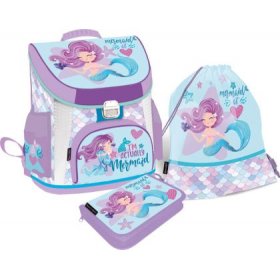LIZZY CARD MERMAID Sweet комплект 3 в 1 - раница, несесер, спортна торба