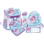 LIZZY CARD MERMAID Sweet комплект 5 в 1 - раница, несесер, спортна торба, бутилка, кутия за храна