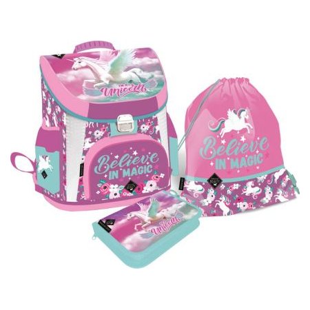 LIZZY CARD MAGICAL BEAUTY Magic комплект 3 в 1 - раница, несесер, спортна торба