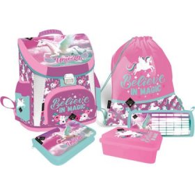 LIZZY CARD MAGICAL BEAUTY Magic комплект 5 в 1 - раница, 2 несесера, спортна торба, кутия за храна