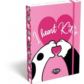 LIZZY CARD KITTOK Heart Kitty кутия с ластик А5