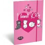 LIZZY CARD KITTOK Heart Kitty папка с ластик