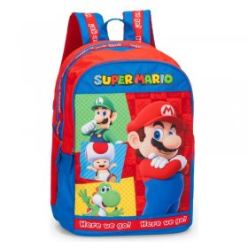 Ученическа раница Super Mario Red/Blue