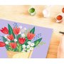 Рисувателна галерия CreArt Ravensburger - Букет от лалета