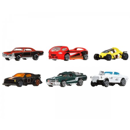 Hot Wheels - Комплект 6 колички, Легенди