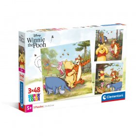 CLEMENTONI 3x48ч. Пъзел Winnie The Pooh