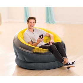 Надуваем ергономичен фотьойл INTEX Empire, жълт