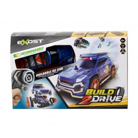 Състезателна кола Silverlit Build 2 drive, синя