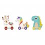 Дървена играчка с колела Little Tikes, еднорог