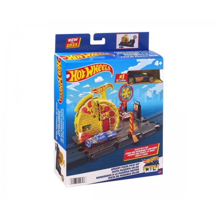 Hot Wheels City - Малка писта, Speedy Pizza Pick-Up