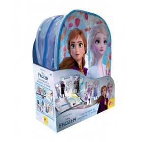 Творчески комплект, Lisciani, Frozen, 2 в 1 раница с комплект за рисуване