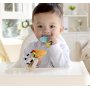 Бебешка сензорна играчка, Hape, Гризалка, дрънкалка и плюшена играчка ABC