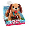Peppy Pets - Плюшен любимец за разходка навън - кафяво кученце