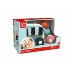Мека сензорна играчка, Hape, Камион за сладолед