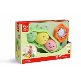 Комплект меки сензорни играчки, Hape, Грахчета