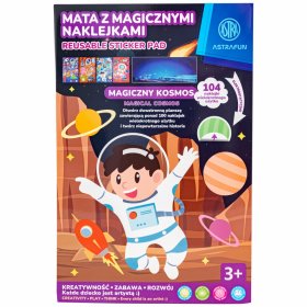 Творчески комплект, Astra, Голяма магическа подложка със стикери, 86×30 см