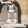 Черно-Бяла Играчка За Пътуване – Слон Sensillo