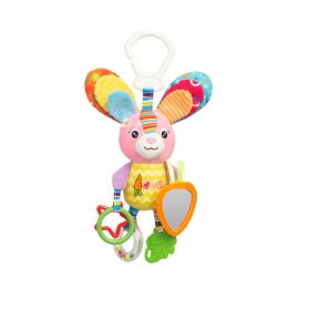 Цветна Дрънкалка За Пътуване – Зайче Sensillo