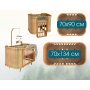 Трансформиращо Легло 4в1 Boho 70х90/70х134см Ingvart