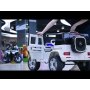 Акумулаторен джип MERCEDES BENZ с родителски контрол 12V Бял