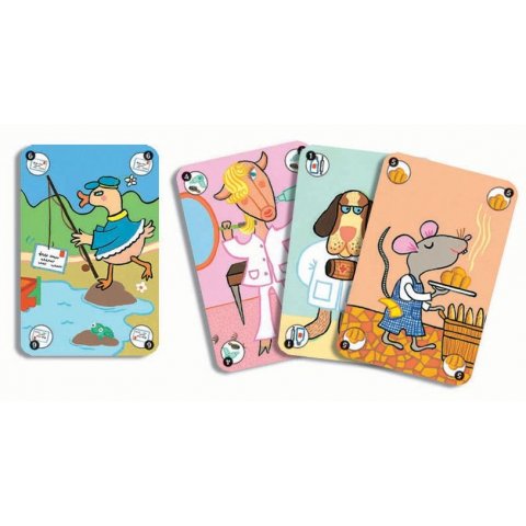 Djeco - Карти за игра Happy Family DJ05115G
