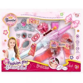 Детски игрален комплект Raya Toys Beautiful fashion girl, Аксесоари за принцеса
