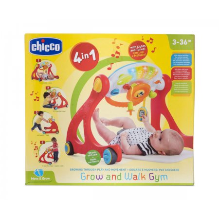 Chicco - Активна гимнастика и играчка за прохождане 4в1