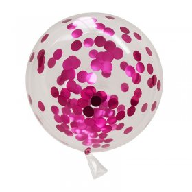 Прозрачен балон с конфети Raya Toys 45 см.