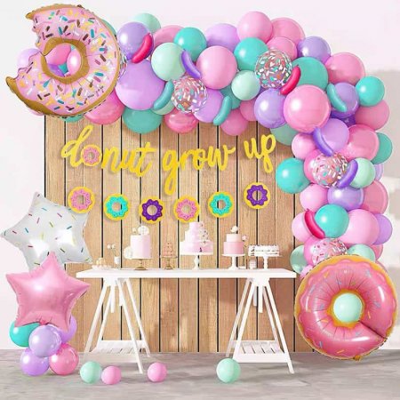 Комплект балони за украса Raya Toys Донът, 120 бр.