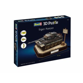 Пъзел, Revell, Германски танк "Tiger I" 3D, 200 части