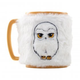 Чаша с плюшен калъф Harry Potter Hedwig 440 мл