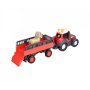 Massey Ferguson трактор с ремарке за животни
