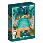 Пъзел Pieces and Peace Blue Garden 1000 части Илюстратор Laura Lhuillier