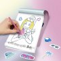 Творчески комплект, Lisciani, Barbie, Книжка за оцветяване с холографски ефект