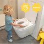 Badabulle Седалка за WC с дръжки, Бежова