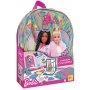 Творчески комплект, Lisciani, Barbie, 2 в 1 раница с комплект за рисуване