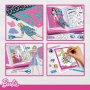 Творчески комплект, Lisciani, Barbie, 2 в 1 раница с комплект за рисуване