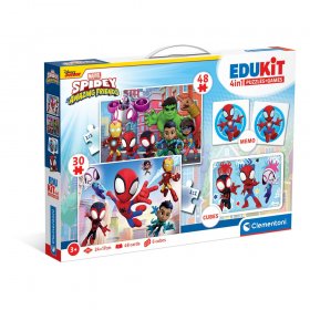 CLEMENTONI EDUKIT 4 в 1 Пъзел + Игри Spidey and His Amazing Friends