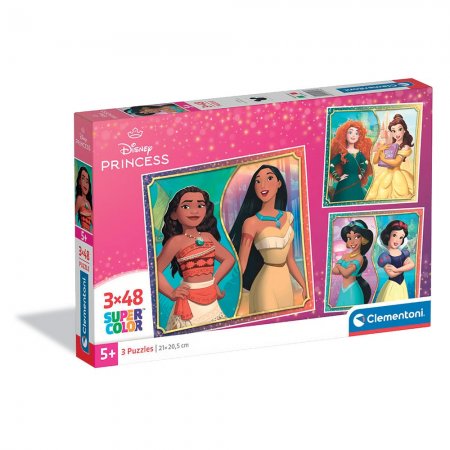 CLEMENTONI 3x48ч. Пъзел Princes