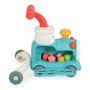 Moni toys - Играчка за прохождане 3в1 Happy Train mint