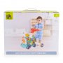 Moni toys - Играчка за прохождане 3в1 Happy Train mint