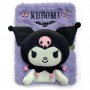 Лилава плюшена тетрадка A5 Kuromi 3D