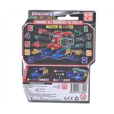 Джобен трансформър Pocket Morphers - цифра 5, серия 2