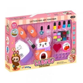 Дестки комплект за маникюр Raya Toys Labubu Nail Machine